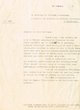 Courrier adressé le 17/02/1946 au Greffier duTribunal Rabbinique de Casablanca