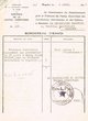 Bordereau d'envoi adressé le 08/04/1946 au Greffier du Tribunal Rabbinique de Mogador