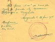 Bon pour un colis à enlever chez Mr Gasparbas pour le Rabbin Haïm David