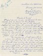Courrier adressé le 09/09/1946 au Président du Tribunal Rabbinique de Mogador