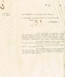 Courrier adressé le 27/05/1946 au Commissaire du Gouvernement Chérifien à Mogador