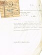 Courrier adressé le 28/06/1946 à Reuben Siboni de Safi