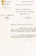 Courrier adressé le 22/07/1947 au Greffier du Tribunal Rabbinique de Mogador