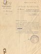 Courrier adressé le 22/08/1946 à Aaron Hassin,  Président du Tribunal Rabbinique