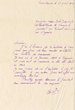 Courrier adressé le 21/04/1947 au Président du Tribunal Rabbinique de Mogador