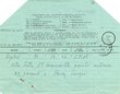 Télégramme dressé le 26/07/1947 au Tribunal Rabbinique de Mogador