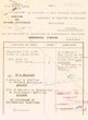 Bordereau d'envoi du 08/03/1948 concernant l'affaire Fiby Cohen contre Moïse Perez