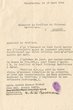 Courrier du 26/03/1948 concernant l'affaire Zohra Wizman contre Messod Wizman
