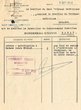 Bordereau d'envoi du 01/09/1948 concernant une notification pour Zohra Wizman