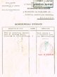 Bordereau d'envoi du 30/07/1957 concernant la promotion de A. Boujo
