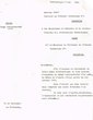 Courrier adressé le 08/05/1960 au Ministre de la Justice à Rabat