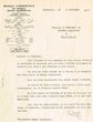 Courrier adressé le 21/09/1948 au Président du Tribunal Rabbinique de Mogador