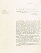 Courrier du 09/11/1948 concernant les biens de feu Messod Pinto