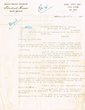 Courrier du 25/04/1949 concernant la succession de Messod J. Benzacar