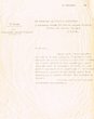 Courrier du 27/11/1950 concernant la succession de Messod Benzacar