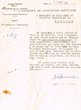 Courrier du 22/03/1957 concernant la succession Messod Benzacar