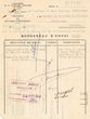 Bordereau d'envoi du 23/06/1949 concernant l'affaire Marcelle Chriqui contre Simon Peres