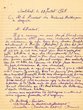 Courrier adressé le 23/07/1949 au Président du Tribunal Rabbinique de Mogador