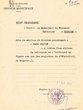 Courrier du 21/10/1955 concernant le divorce de Haïm Ohayon