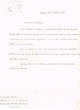 Courrier adressé le 07/02/1913 au Consul Mac Leod de Fez