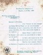 Courrier du 15/05/1927 concernant l'héritage de Lédicia Penyer