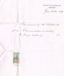 Note datée du 24/06/1899 concernant Mr Hatchwell