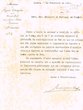 Courrier adressé le 15/02/1913 au Ministre de la Légation Portugaise à Tanger