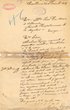 Courrier adressé le 22/12/1912 à don Marques de Villasinda, Ministre Plénipotentiaire à Tanger