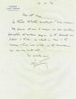 Lettre adressée le 14/10/1930 à Jacques de Cartassac