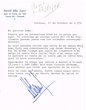 Courrier adressé le 01/10/1976 à Samy Lasry de Tanger