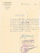 Certificat décerné le 10/06/1940 à Mimoun Bensousan