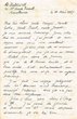 Lettre adressée le 11/03/ 1957 à la famille Hatchwell