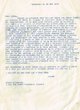Lettre adressée le 24/11/1971 à Abraham Hatchwell à Brighton