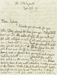Lettre adressée le 23/11/1911 à Sidney Hatchwell