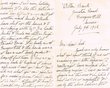 Lettre adressée le 09/07/1912 à Sidney Hatchwell