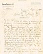 Lettre adressée le 08/01/1914 à Sidney Hatchwell