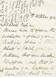 Lettre envoyée de Londres le 14/10/1912