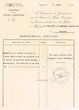 Bordereau d'envoi adressé le 22/03/1939 au Président du Tribunal Rabbinique de Mogador