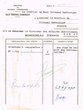 Bordereau d'envoi adressé le 20/02/1956 au Greffier du Tribunal Rabbinique de Mogador