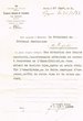 Transmis adressé le 27/01/1933 au Président du Tribunal Rabbinique de Mogador
