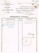 Bordereau d'envoi adressé le 30/12/1946 au Président du Tribunal Rabbinique de Mogador