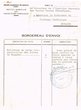 Bordereau d'envoi adressé le 23/12/1957 au Président du Tribunal Rabbinique de Mogador
