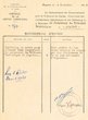 Bordereau d'envoi adressé en 1948 au Président duTribunal Rabbinique de Mogador