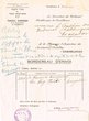 Bordereau d'envoi adressé le 19/02/1940 au Greffier du Tribunal Rabbinique de Mogador