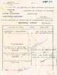 Bordereau adressé le 04/03/1947 au Greffier du Tribunal Rabbinique de Mogador