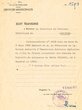 Transmis adressé le 19/03/1955 au Président du Tribunal Rabbinique de Mogador