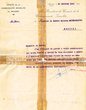 Courrier adressé le 17/02/1941 au Rabbin Salomon Meyerberdugo
