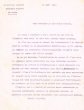 Courrier adressé le 13/08/1919 à un Directeur Général au Maroc