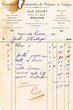 Facture rédigée le 14/02/1936 pour Jacob Hatchwell