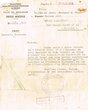 Lettre adressée le 10/02/1958 à Mme Adad de l'Hôtel Majestic